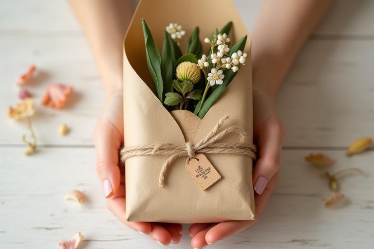 リサイクル素材を使用したエコフレンドリーな梱包